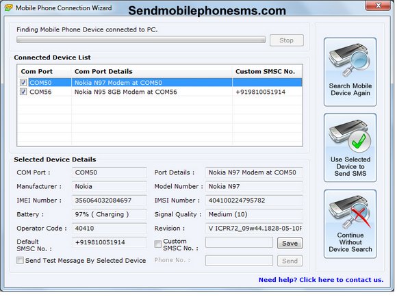 Bulk Messaging 8.2.1.0 screenshot