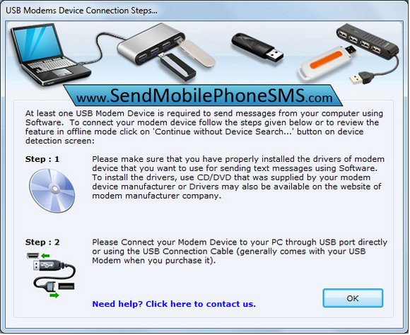Screenshot of GSM Modem