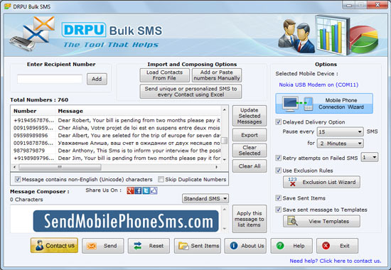 Windows 10 GSM Mobile Phone SMS Software full