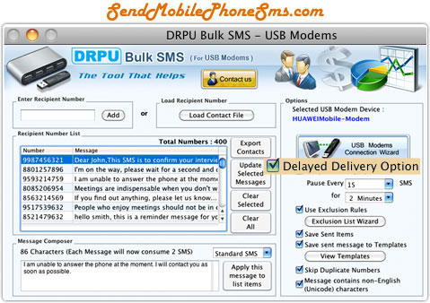 Modem SMS Software Mac software
