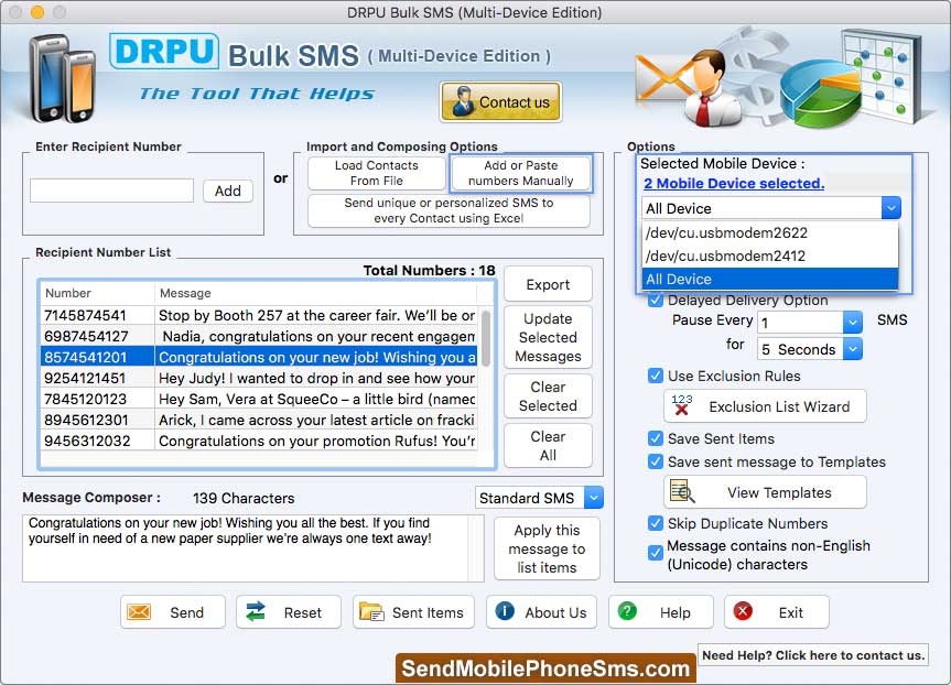 Add or Paste Numbers Manually