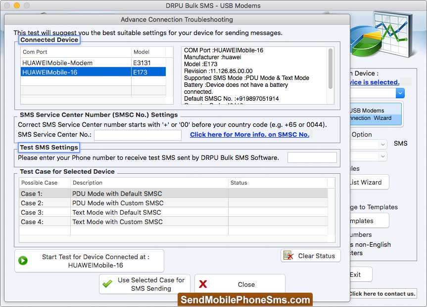 Advance Connection Troubleshooting Connected Device