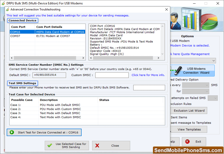 Bulk SMS Software for Multi USB Modem